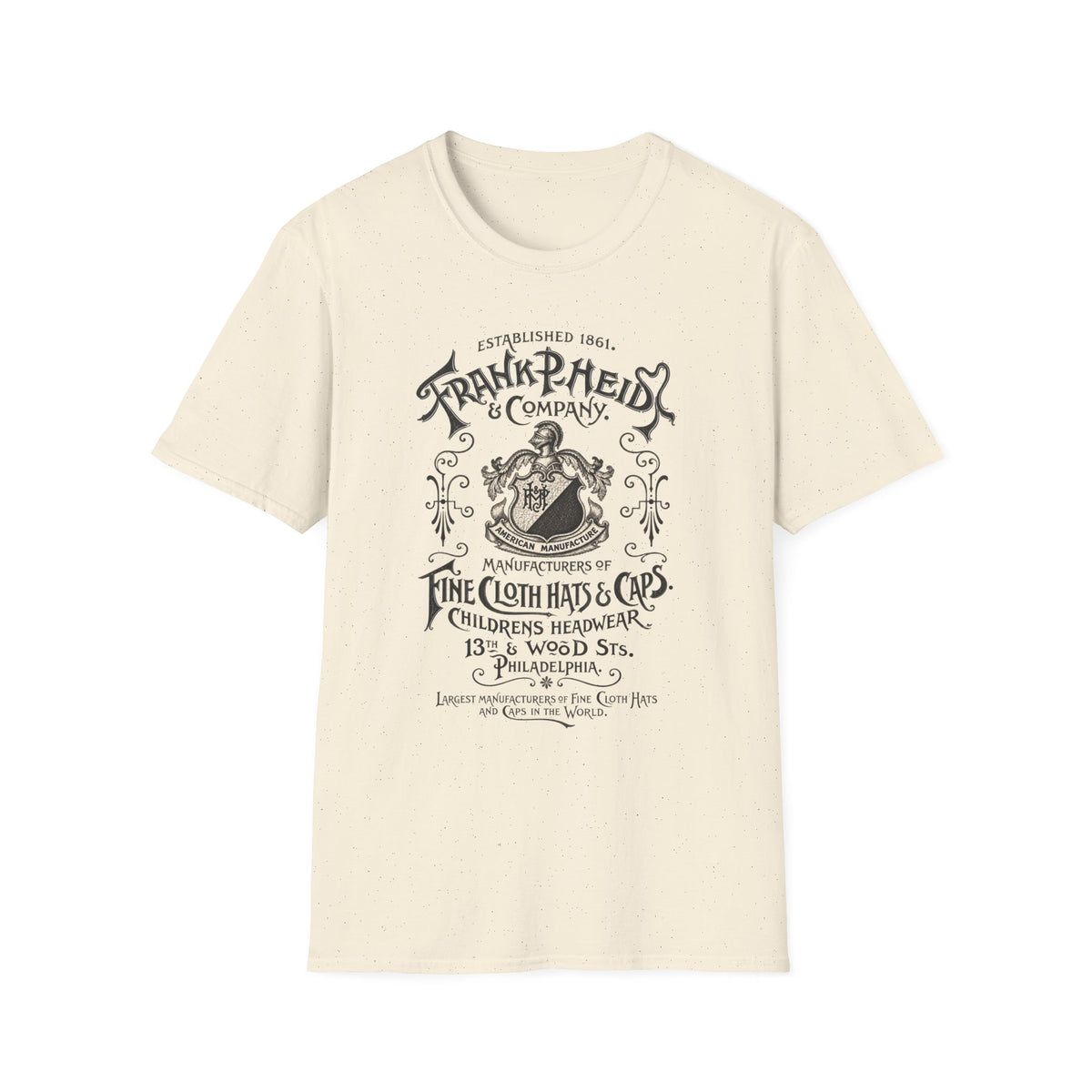 Vintage 'Frank P. Reid & Company' Graphic T‑Shirt — Antique Crest Logo Tee