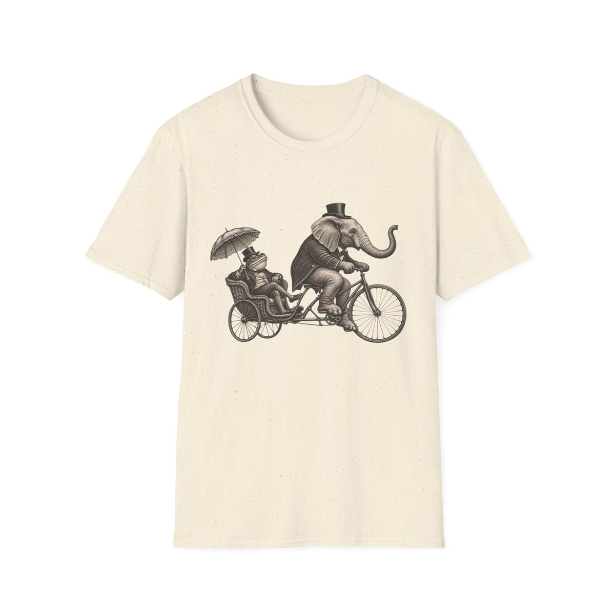 Frog Elephant Pedal Bike T-shirt
