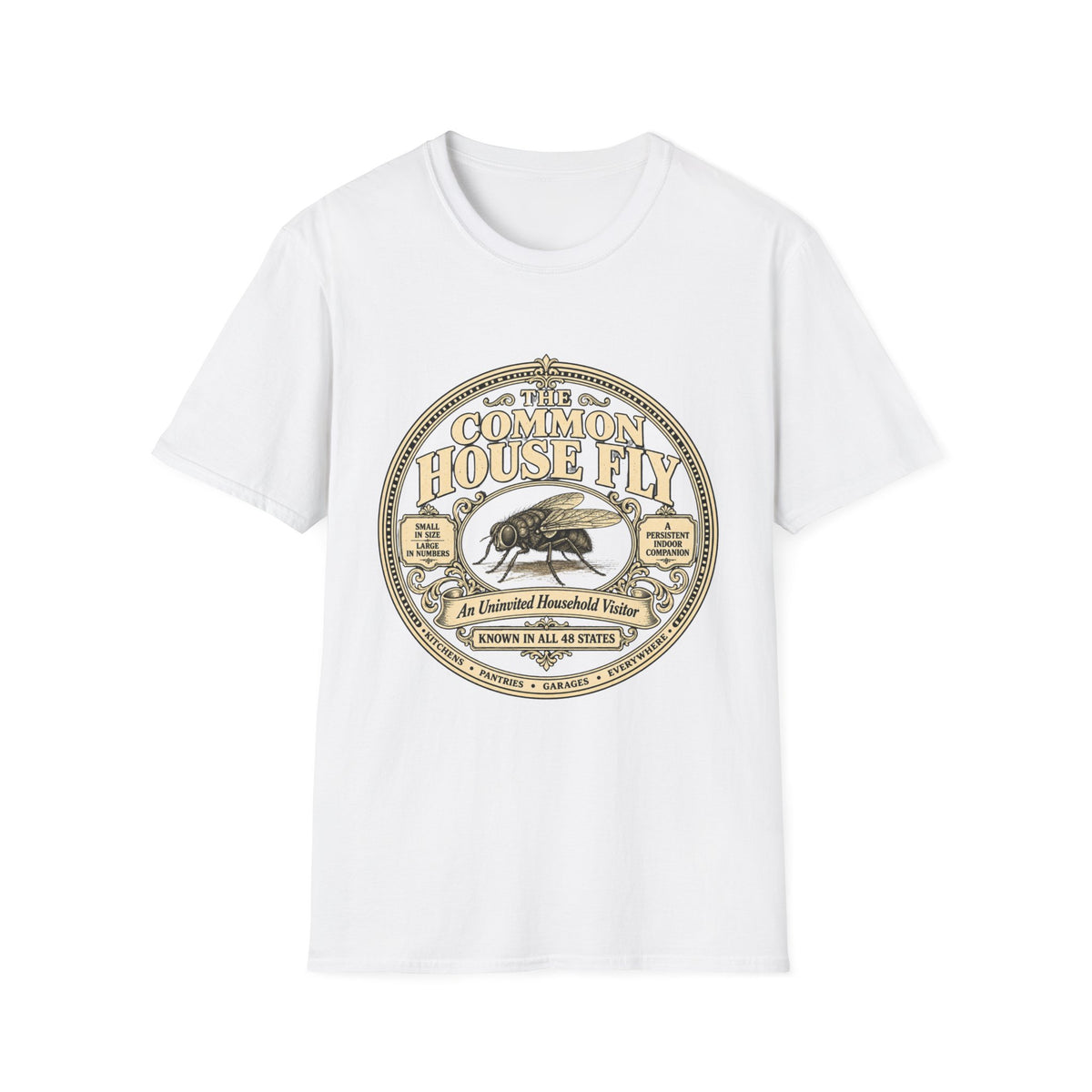 Common Housefly Record Lable T-shirt