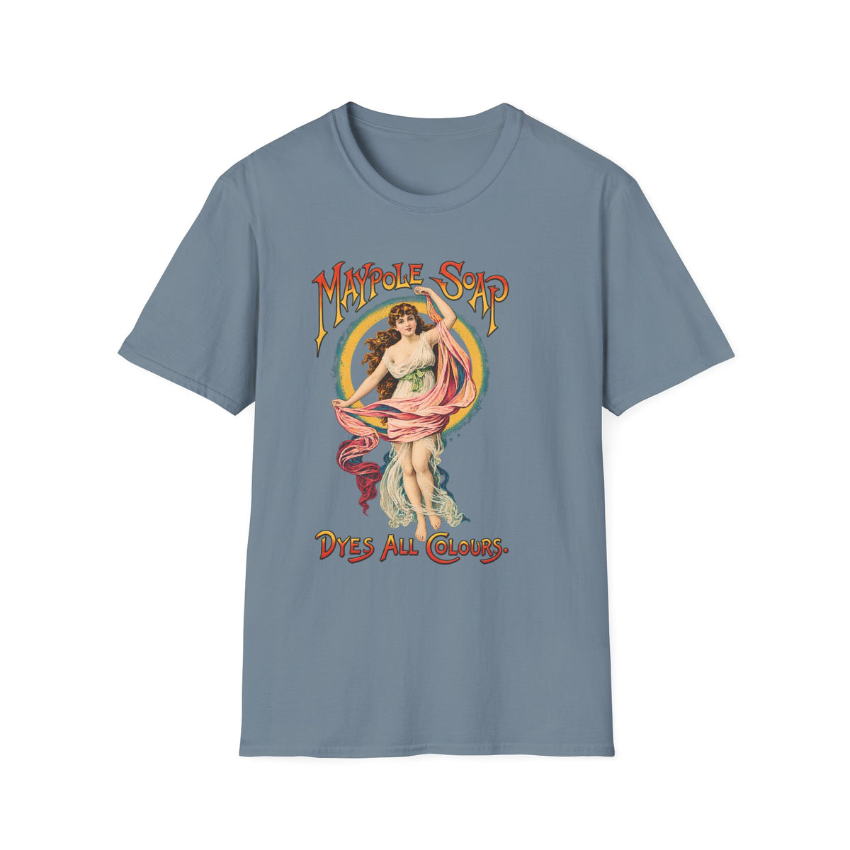 Vintage Maypole Soap Graphic T‑Shirt — Retro Advertising Art Tee