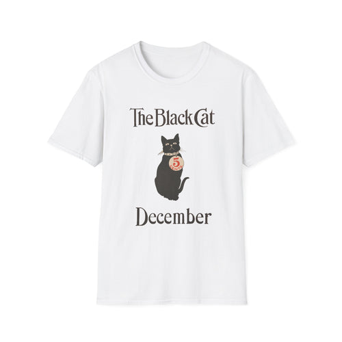 Black Cat December T-Shirt