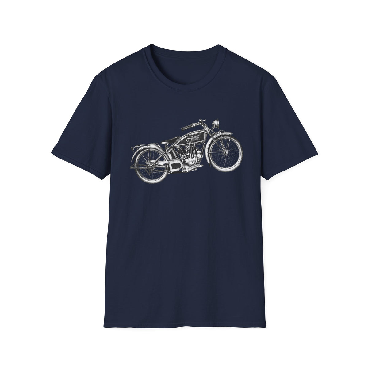 Vintage Motorcycle Sketch T-Shirt