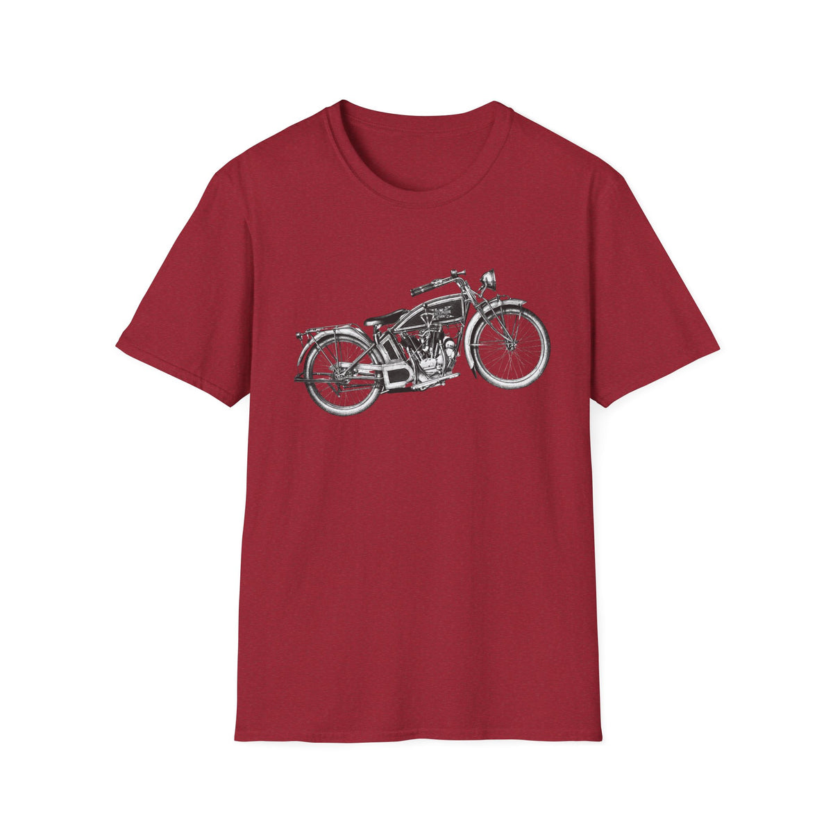Vintage Motorcycle Sketch T-Shirt