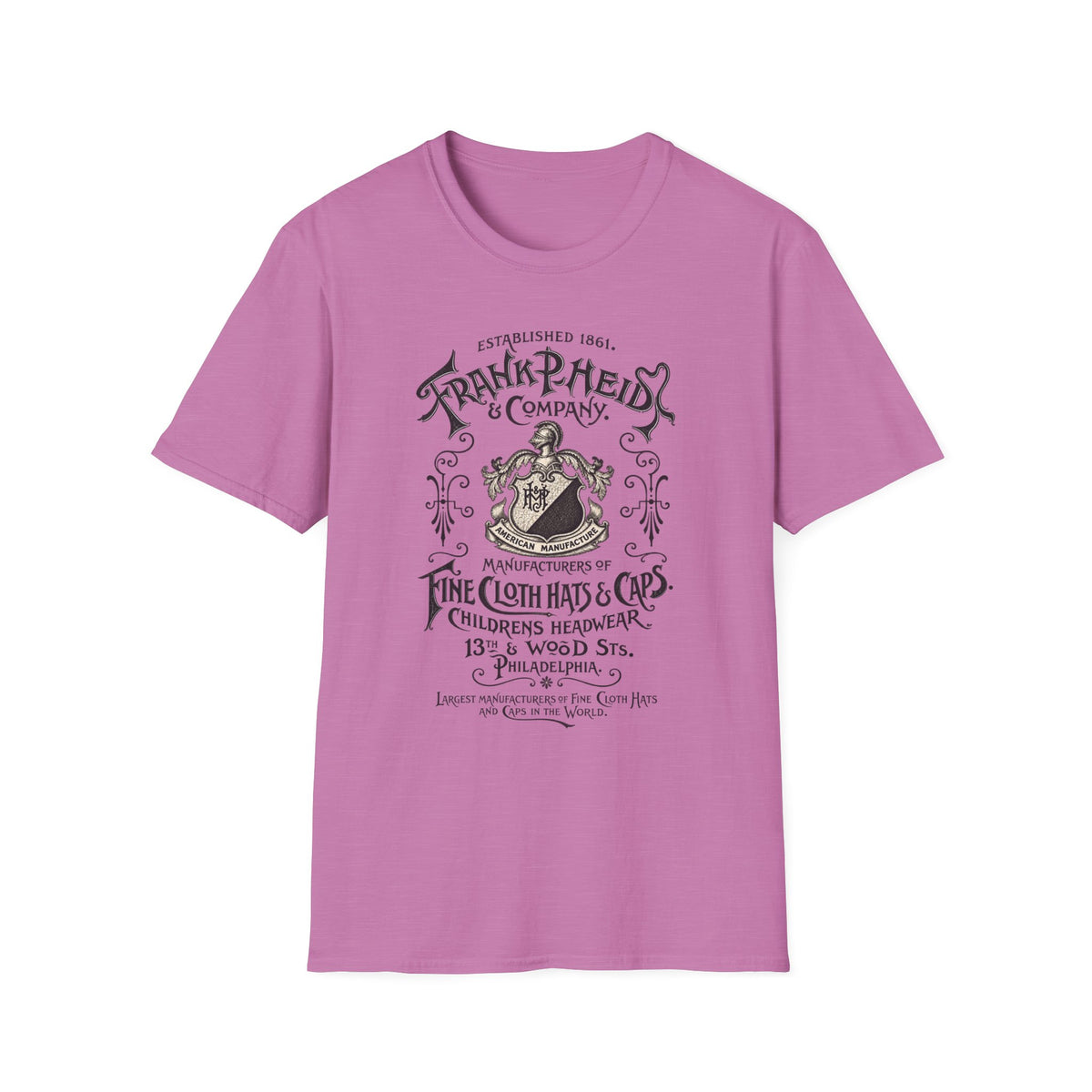Vintage 'Frank P. Reid & Company' Graphic T‑Shirt — Antique Crest Logo Tee