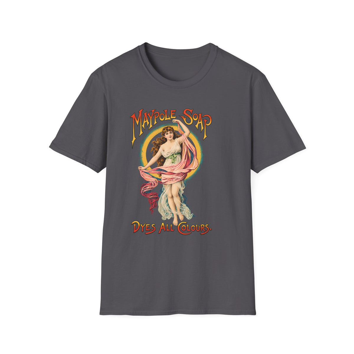 Vintage Maypole Soap Graphic T‑Shirt — Retro Advertising Art Tee