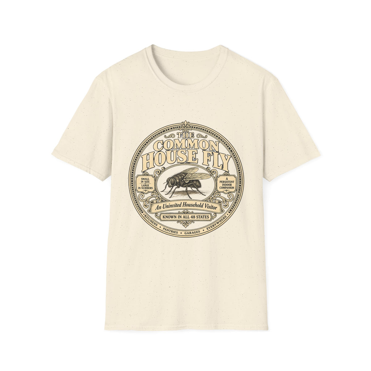 Common Housefly Record Lable T-shirt