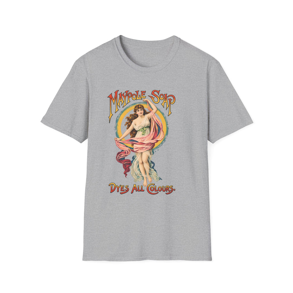 Vintage Maypole Soap Graphic T‑Shirt — Retro Advertising Art Tee