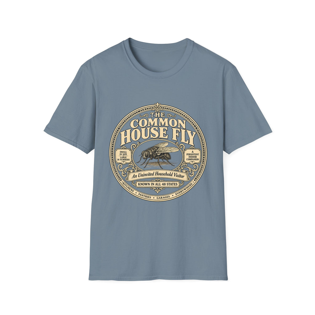 Common Housefly Record Lable T-shirt