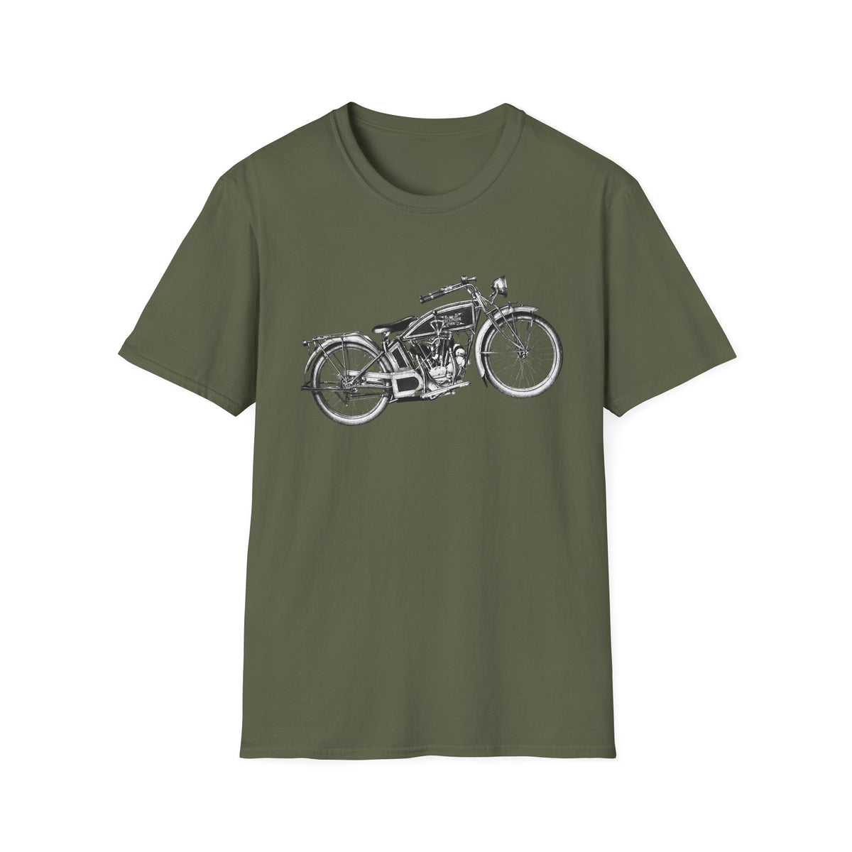 Vintage Motorcycle Sketch T-Shirt