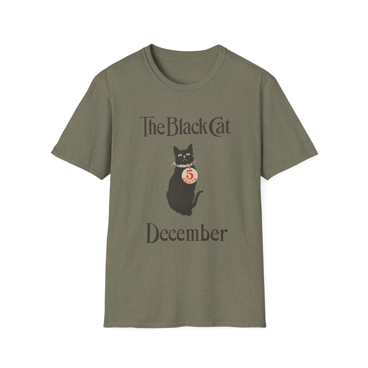 Black Cat December T-Shirt