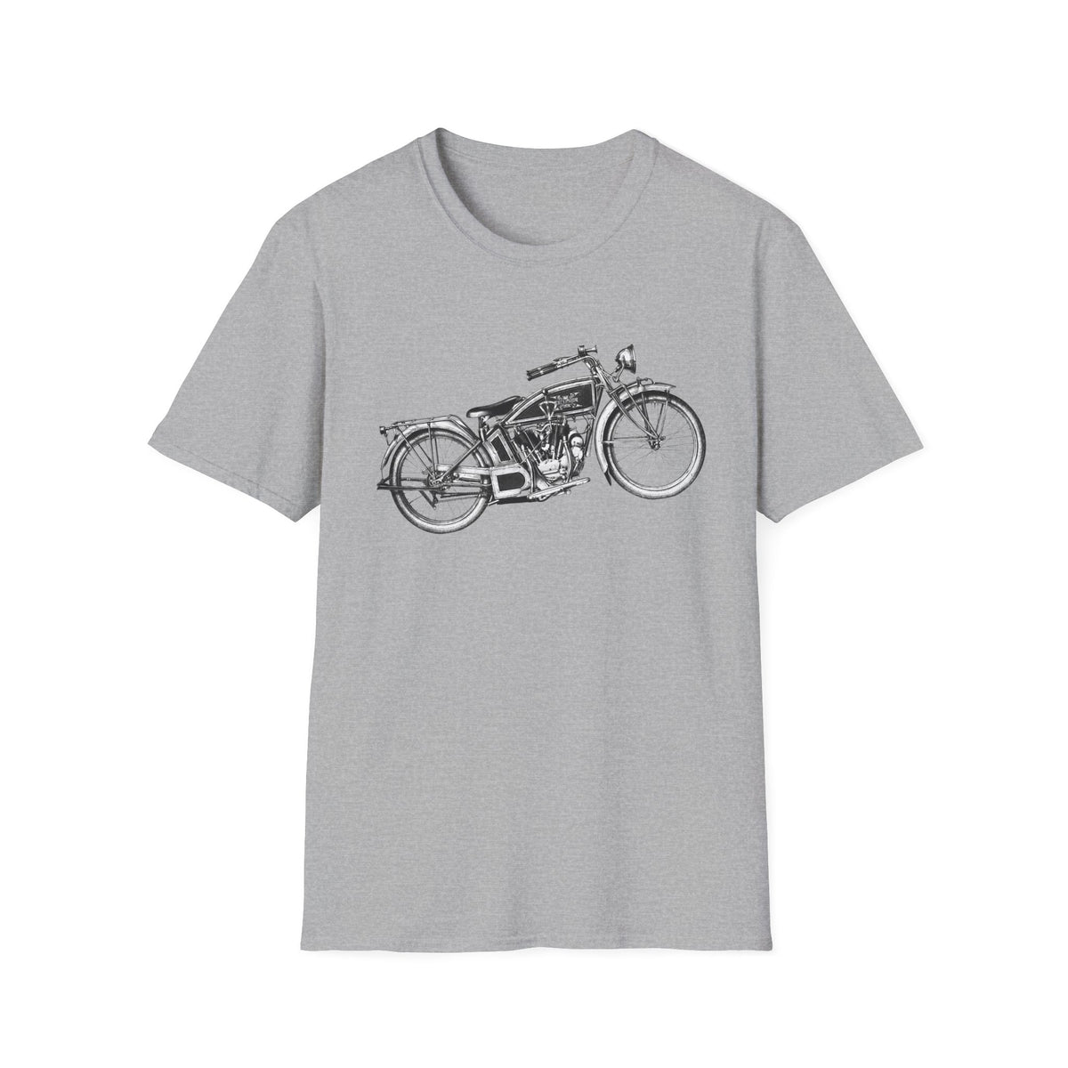 Vintage Motorcycle Sketch T-Shirt