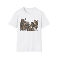 Animal Jazz Band T-Shirt — Vintage Woodland Musician Graphic Tee
