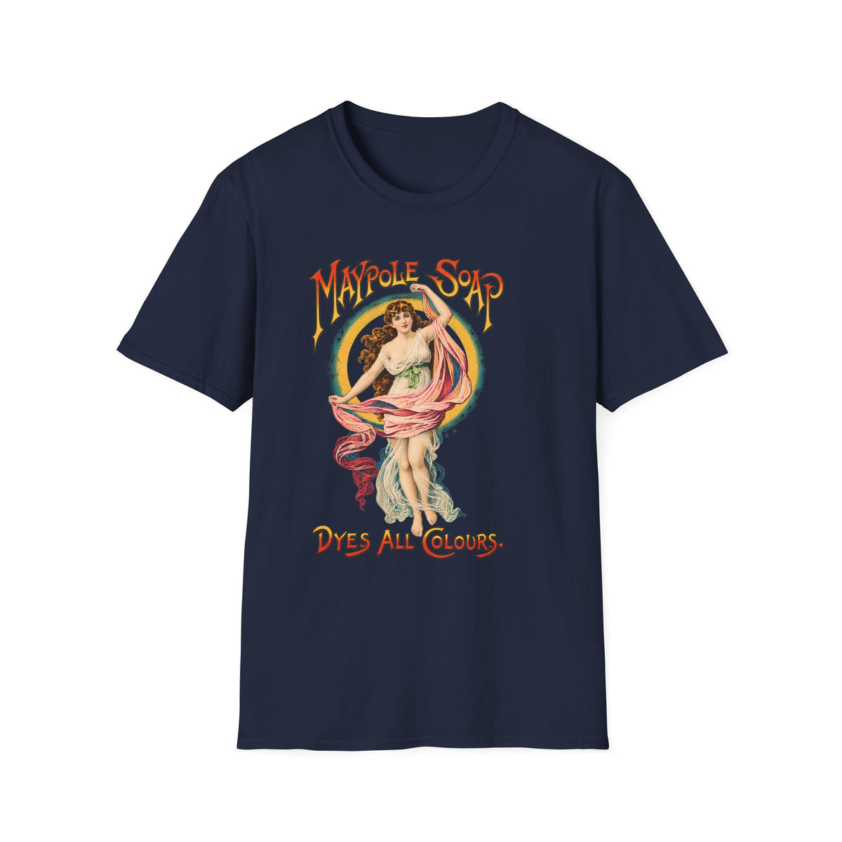 Vintage Maypole Soap Graphic T‑Shirt — Retro Advertising Art Tee