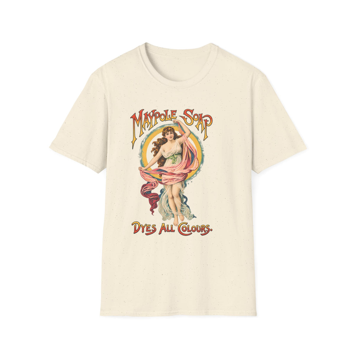 Vintage Maypole Soap Graphic T‑Shirt — Retro Advertising Art Tee