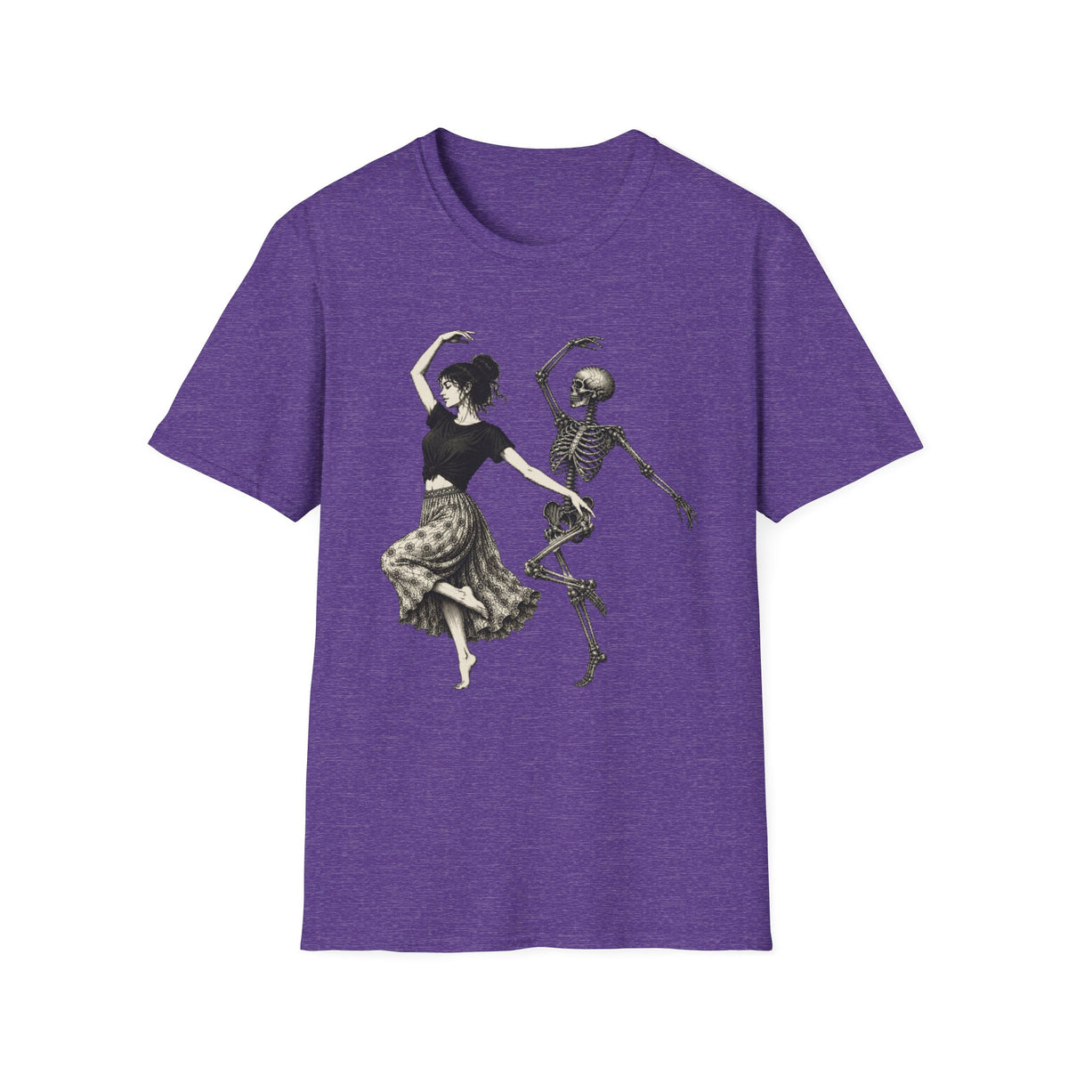 Dancing Girl with Skeleton T-Shirt