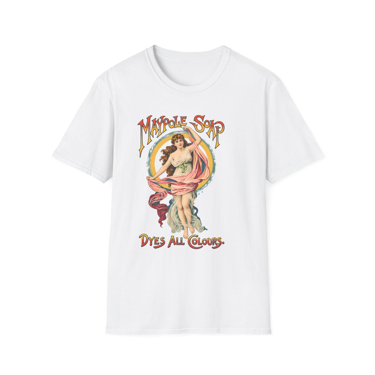 Vintage Maypole Soap Graphic T‑Shirt — Retro Advertising Art Tee