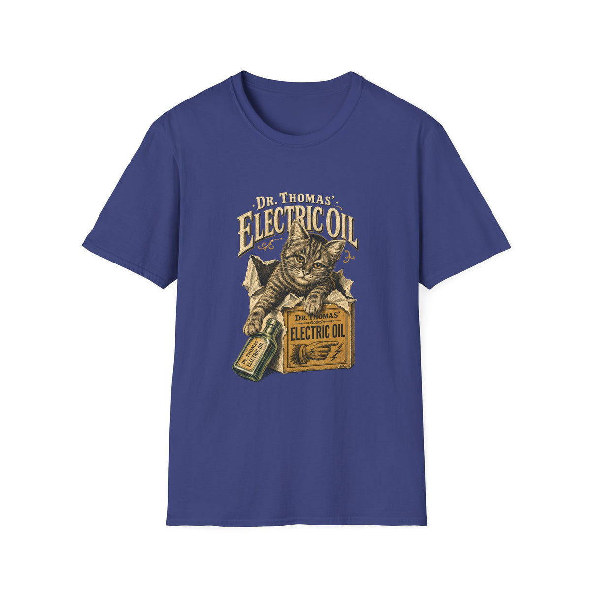 Dr. Thomas' Electric Oil Cat T-Shirt