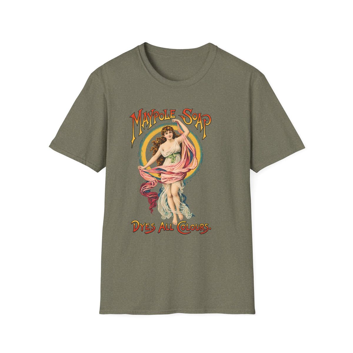 Vintage Maypole Soap Graphic T‑Shirt — Retro Advertising Art Tee
