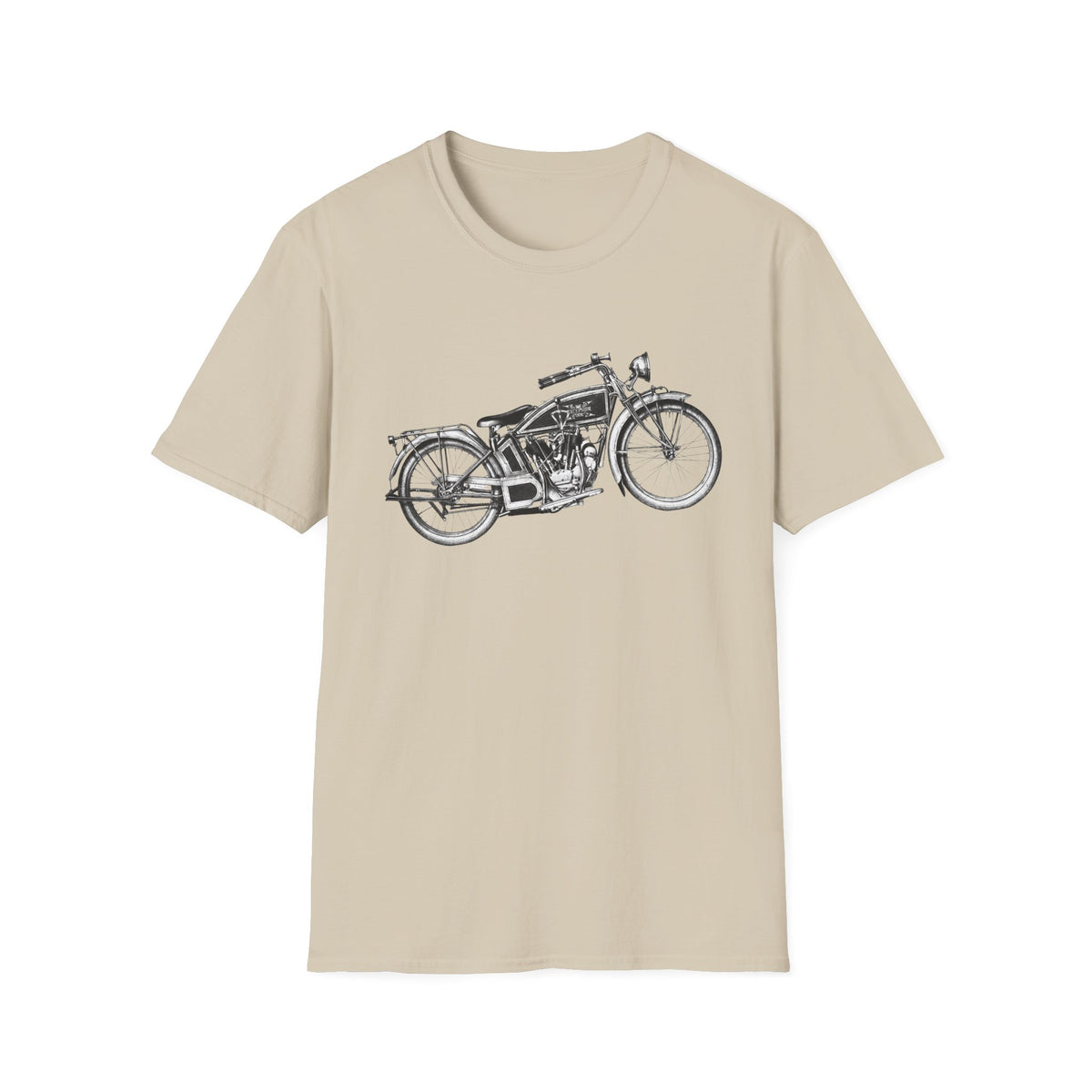 Vintage Motorcycle Sketch T-Shirt