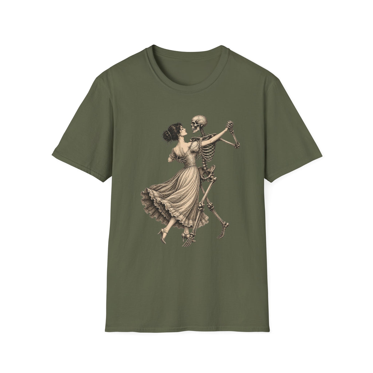 Victorian Dancing Skeleton T-Shirt
