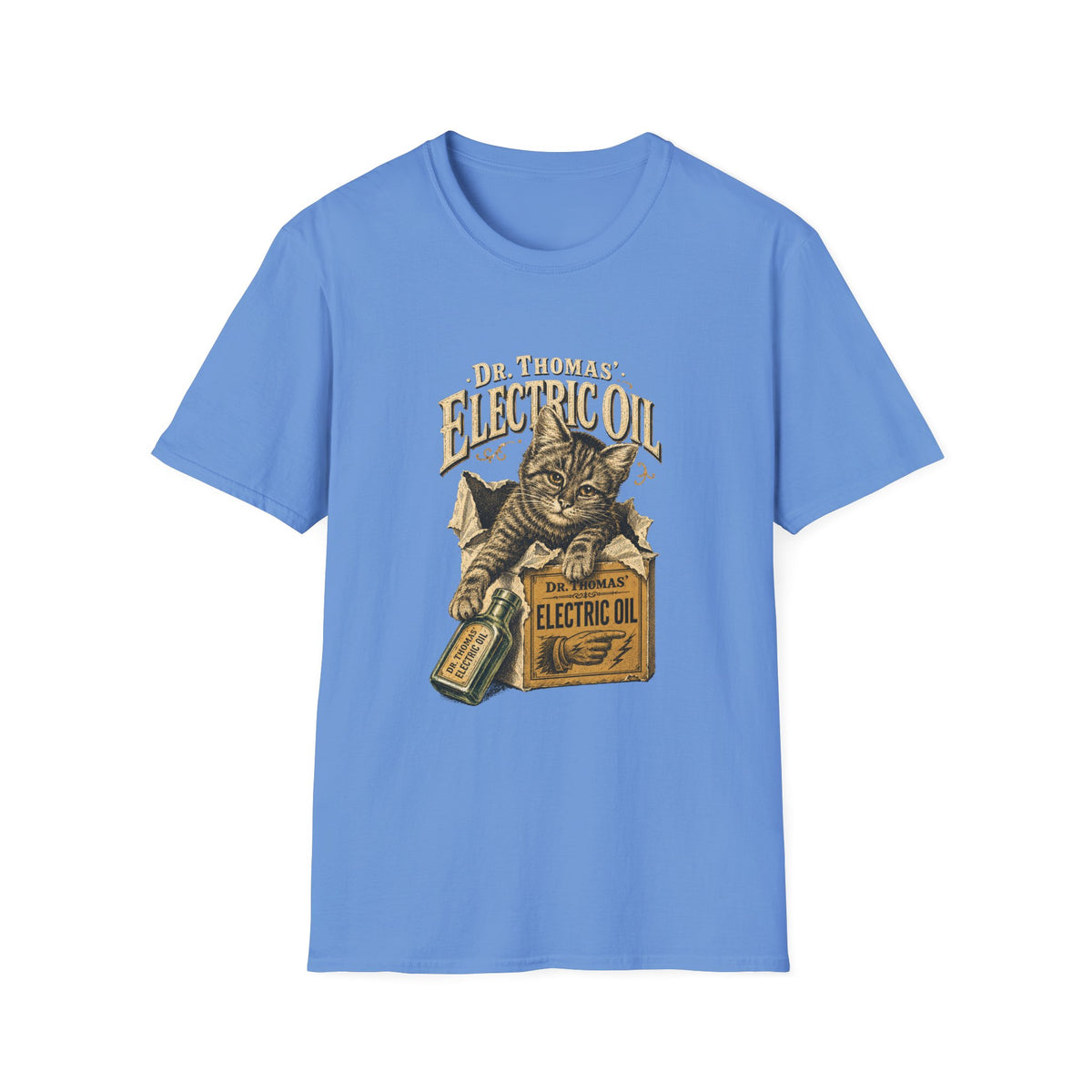 Dr. Thomas' Electric Oil Cat T-Shirt